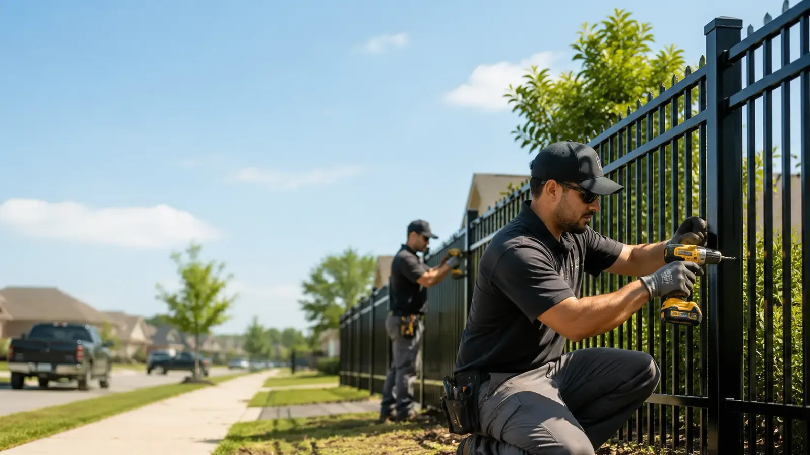 Metal Fence Installation in Wheatland, IA